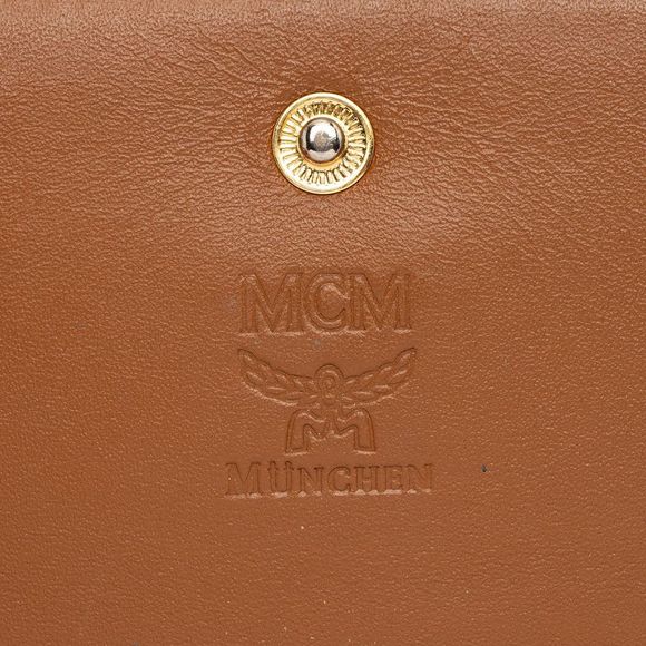 MCM Vintage Visetos Stripe Tri-Fold Wallet - Picture 6 of 14